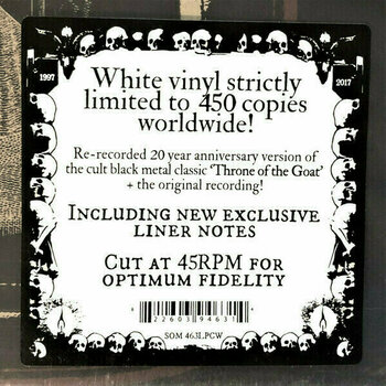 Disque vinyle Tsjuder - Throne Of The Goat 1997-2017 (White Coloured) (LP) - 10