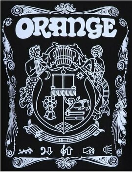 T-Shirt Orange T-Shirt Crest Black L - 2