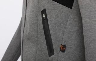 Mikina Savage Gear Tec-Foam Zip Hoodie Dark Grey Melange - 4