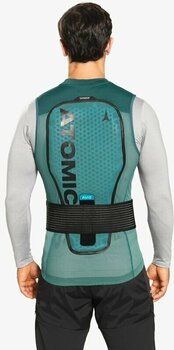 Lyžařský chránič Atomic Live Shield Vest Amid M Dark Green M - 4