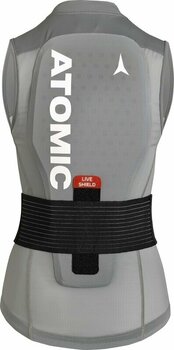 Lyžiarsky chránič Atomic Live Shield Vest W Grey M - 2