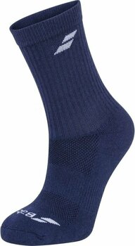 Ponožky Babolat 3 Pairs Pack White/Estate Blue/Grey 35-38 Ponožky - 3