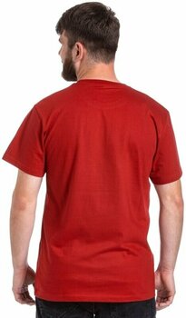Friluftsliv T-shirt Meatfly Logo T-Shirt Dark Red S T-shirt - 2