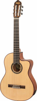 Guitares classique avec préampli Valencia VC704CE 4/4 Natural (Endommagé) - 4