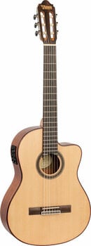 Classical Guitar with Preamp Valencia VC704CE 4/4 Natural - 4