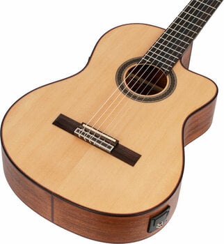 Classical Guitar with Preamp Valencia VC704CE 4/4 Natural - 5