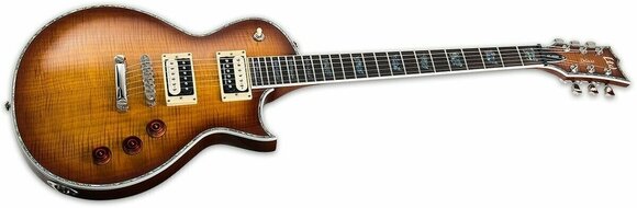 Elektrische gitaar ESP LTD EC1000FM Amber Sunburst - 3