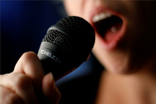 Microfono Dinamico Voce TC Helicon MP-70 Modern Performance Vocal Microphone - 4