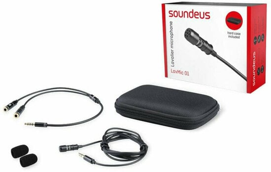 Kondenzátorový kravatový mikrofon Soundeus LavMic 01 - 5