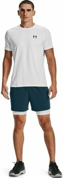 Running underwear Under Armour Men's HeatGear Armour Compression Shorts White/Black XL Running underwear - 6