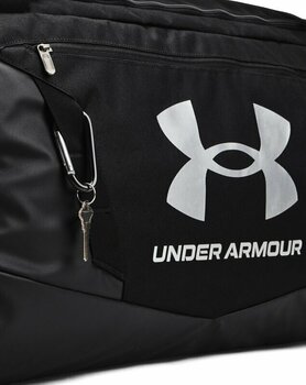 Lifestyle ruksak / Taška Under Armour UA Undeniable 5.0 Large Duffle Bag Black/Metallic Silver 101 L Športová taška - 6