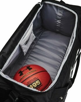 Lifestyle plecak / Torba Under Armour UA Undeniable 5.0 Medium Duffle Bag Black/Metallic Silver 58 L Sport Bag - 5