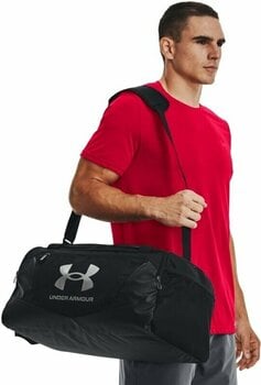 Lifestyle batoh / Taška Under Armour UA Undeniable 5.0 Small Duffle Bag Black/Metallic Silver 40 L Sportovní taška - 9