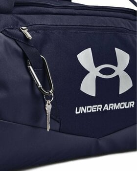 Mochila/saco de estilo de vida Under Armour UA Undeniable 5.0 Medium Duffle Bag Midnight Navy/Metallic Silver 58 L Saco de desporto - 6