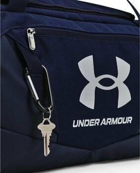 Mochila/saco de estilo de vida Under Armour UA Undeniable 5.0 Small Duffle Bag Midnight Navy/Metallic Silver 40 L Saco de desporto - 6