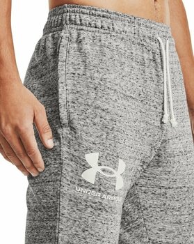 Fitness Παντελόνι Under Armour Men's UA Rival Terry Joggers Onyx White/Onyx White L Fitness Παντελόνι - 5