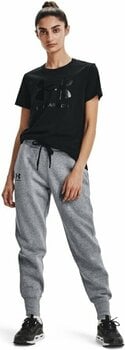 Fitness Trousers Under Armour W Rival Fleece Joggers Steel Medium Heather/Black/Black XS Fitness Trousers - 3