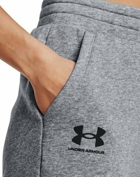 Fitness Trousers Under Armour W Rival Fleece Joggers Steel Medium Heather/Black/Black XS Fitness Trousers - 5
