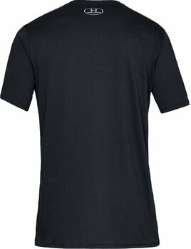 Fitness T-Shirt Under Armour Men's UA Sportstyle Logo Short Sleeve Black/White M Fitness T-Shirt - 2