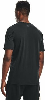 Träning T-shirt Under Armour Men's UA Sportstyle Logo Short Sleeve Black/White M Träning T-shirt - 4