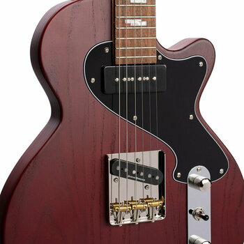 Electric guitar Cort Sunset TC Open Pore Burgundy Red - 3