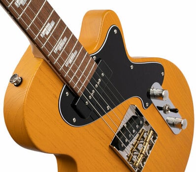 Electric guitar Cort Sunset TC Open Pore Mustard Yellow - 3