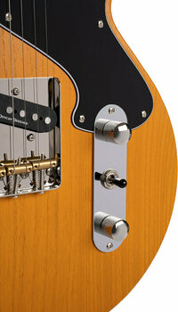 Elektrische gitaar Cort Sunset TC Open Pore Mustard Yellow - 6