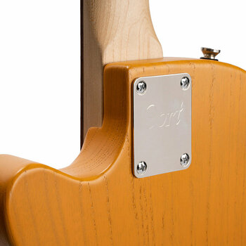 Guitarra elétrica Cort Sunset TC Open Pore Mustard Yellow - 9