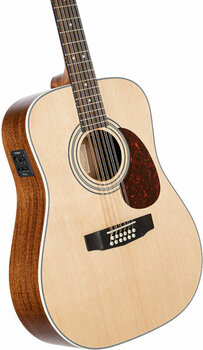 12-snarige elektrisch-akoestische gitaar Cort Earth70-12E-OP Open Pore Natural - 2