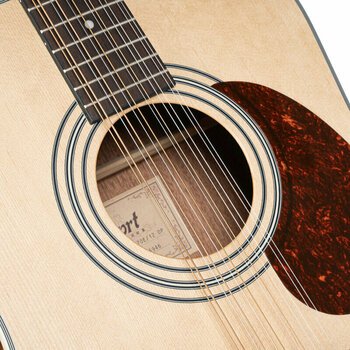 12-strunná elektroakustická kytara Cort Earth70-12E-OP Open Pore Natural - 4