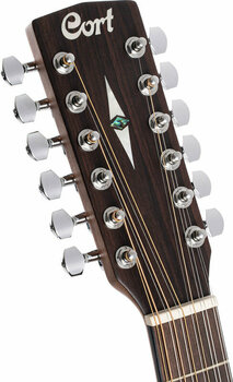 12 húros elektroakusztikus gitár Cort Earth70-12E-OP Open Pore Natural - 7