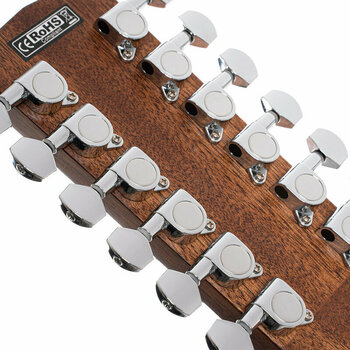 12-snarige elektrisch-akoestische gitaar Cort Earth70-12E-OP Open Pore Natural - 9