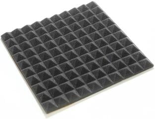 Απορροφητικό Πάνελ Αφρού Veles-X Acoustic Pyramids Self-Adhesive 30 x 30 x 3 cm - MVSS 302 Anthracite Απορροφητικό Πάνελ Αφρού - 1