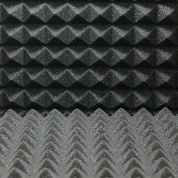 Absorpčný panel penový Veles-X Acoustic Pyramids Self-Adhesive 30 x 30 x 3 cm Anthracite - 4