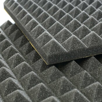 Absorbent foam panel Veles-X Acoustic Pyramids Self-Adhesive 30 x 30 x 3 cm Anthracite - 5