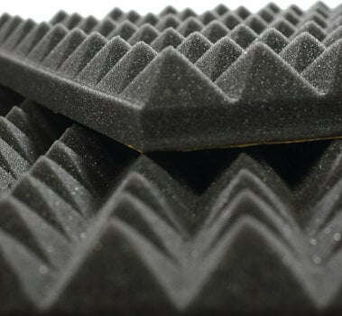 Absorbent Schaumstoffplatte Veles-X Acoustic Pyramids Self-Adhesive 30 x 30 x 3 cm Anthracite - 6