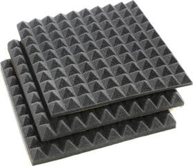 Chłonny panel piankowy Veles-X Acoustic Pyramids Self-Adhesive 30 x 30 x 3 cm Anthracite Chłonny panel piankowy - 7