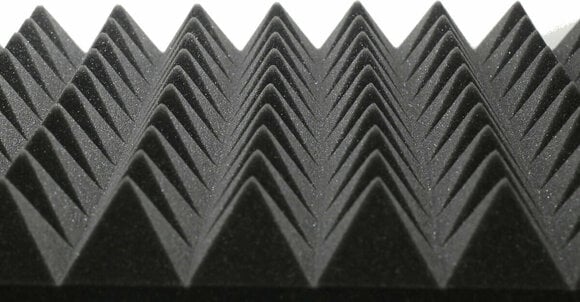 Absorbent Schaumstoffplatte Veles-X Acoustic Pyramids Self-Adhesive 50 x 50 x 5 cm Anthracite - 3