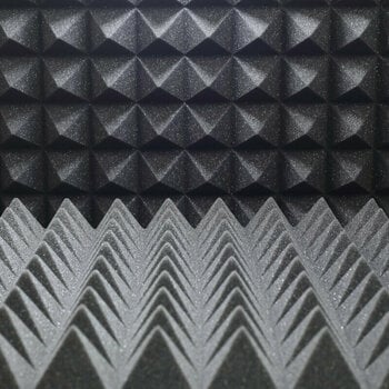 Absorbent Schaumstoffplatte Veles-X Acoustic Pyramids Self-Adhesive 50 x 50 x 5 cm Anthracite - 4