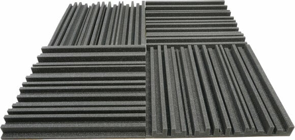 Absorbent Schaumstoffplatte Veles-X Acoustic Self-Adhesive Wedges 30 x 30 x 5 cm Anthracite - 3