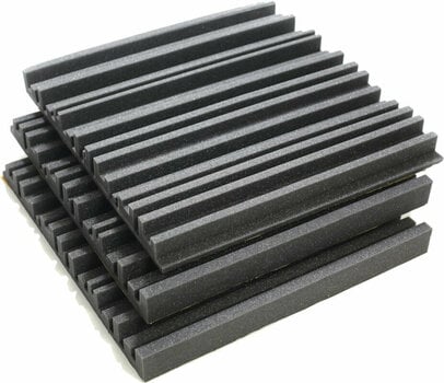 Absorbent foam panel Veles-X Acoustic Self-Adhesive Wedges 30 x 30 x 5 cm Anthracite - 9