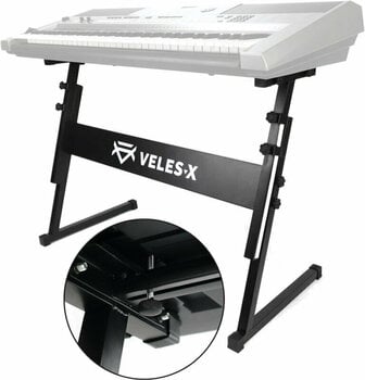 Folding keyboard stand
 Veles-X Security Z Keyboard Stand Black - 2