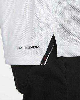 Polo-Shirt Nike Dri-Fit Tiger Woods Advantage Blade Mens Polo Shirt White/Black 2XL - 4