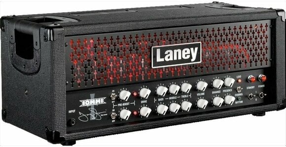 Röhre Gitarrenverstärker Laney TI 100 Tony Iommi Signature Head - 3