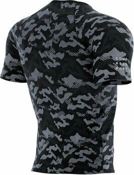 Løbe t-shirt med korte ærmer Compressport Training SS Tshirt M Camo Premium Black Camo L Løbe t-shirt med korte ærmer - 2
