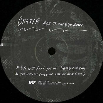Vinyl Record Crazy P - Age Of The Ego (Remix Ep1) (12" Vinyl) - 2