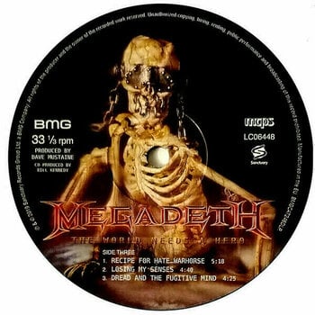 Vinyl Record Megadeth - The World Needs A Hero (LP) - 4