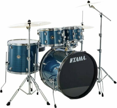 Set akustičnih bobnov Tama RM50YH6-HLB Rhythm Mate Studio Hairline Blue - 2
