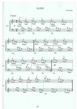 Note za klaviature Petr Bazala Skladby pro klavír II Notna glasba - 4