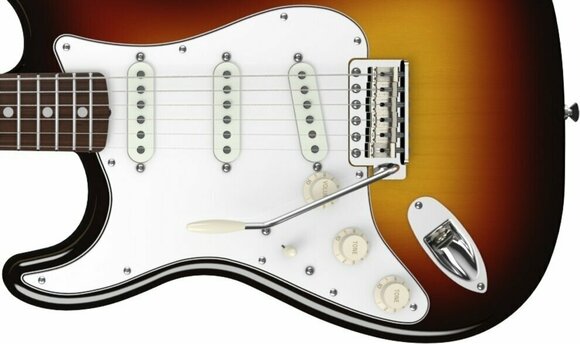 Linkshänder E-Gitarre Fender American Vintage '65 Stratocaster LeftHanded, Round-Lam Fingerboard, 3-Color Sunburst - 2